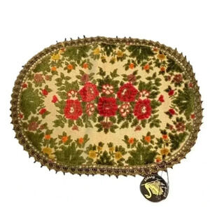 Vintage Belgie Brugge Baroque Doll House Rug